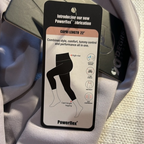 90 Degree by REFLEX Winter Violet Capri Size Large NWT - Picture 8 of 9